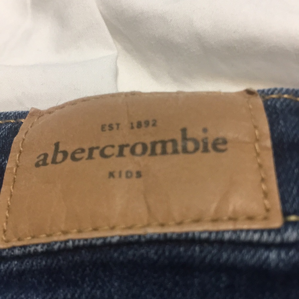 denim short jean shorts from abercrombie kids. - Picture 3 of 4